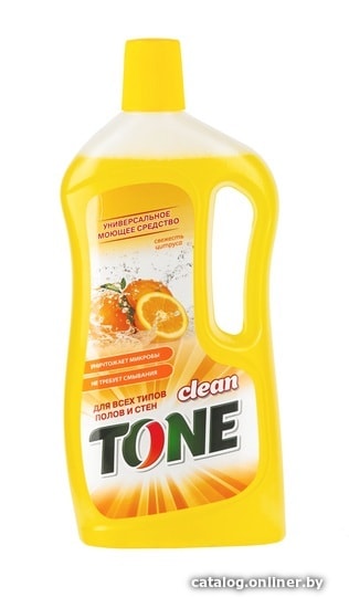 

Средство для напольных покрытий Clean Tone Свежесть цитруса 1 л