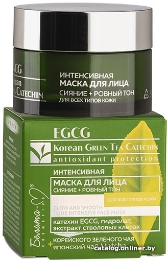 

Белита-М EGCG Korean Green Tea Catechin сияние+ровный тон 50 г