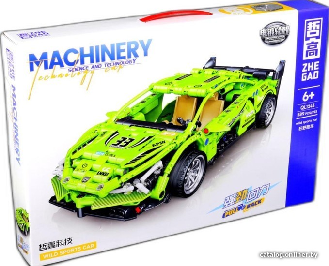 

Конструктор Zhe Gao Technics QL1243 Спорткар Wild