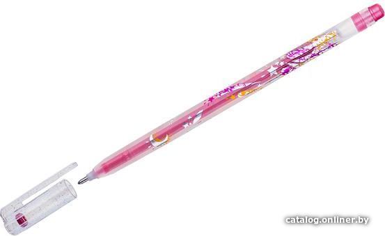 

Ручка гелевая Crown Glitter Metal Jell MTJ-500GLS(D) (красный)