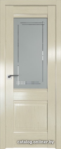 

Межкомнатная дверь ProfilDoors 2X 80x200 (эш вайт/стекло мадрид)