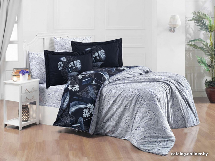 

Постельное белье Karven N029 Navy (евро)
