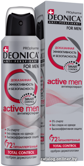

Антиперспирант-спрей Deonica For Men Active Men 150 мл