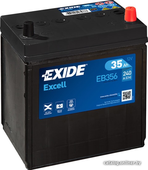 

Автомобильный аккумулятор Exide Excell EB356 (35 А/ч)