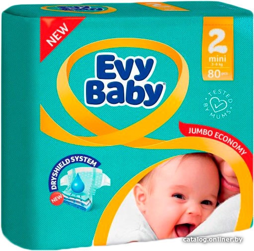 

Подгузники Evy Baby Mini 2 (80 шт.)