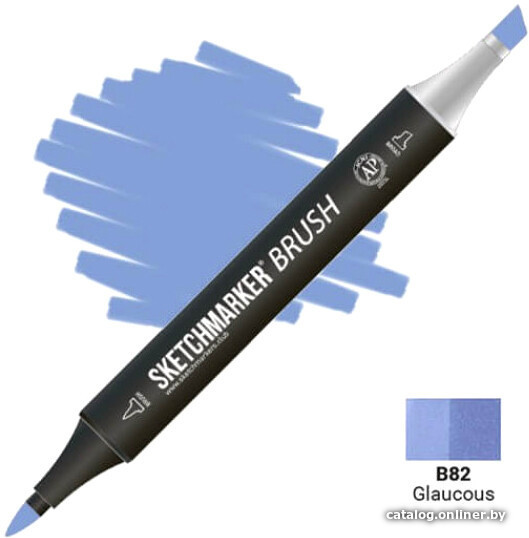 

Маркер художественный Sketchmarker Brush Двусторонний B82 SMB-B82 (сероватый/голубой)