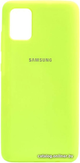 

Чехол для телефона EXPERTS Original Tpu для Samsung Galaxy A41 с LOGO (салатовый)
