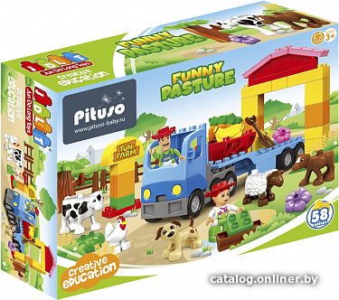 

Конструктор Pituso HWА596736 Грузовик на ферме