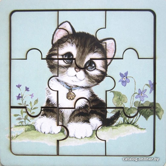 

Мозаика/пазл Smile Decor Котик П011
