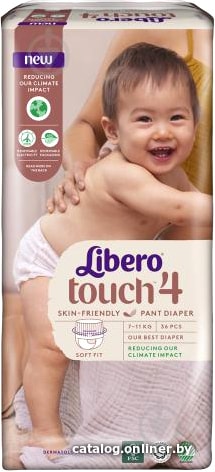 

Трусики-подгузники Libero Touch 4 (36 шт)