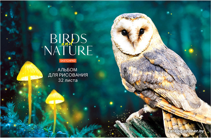 

Альбом для рисования ArtSpace Животные. Birds and nature А32_36024 (32 л)