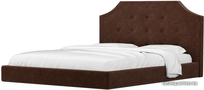 

Кровать Mebelico Кантри 160x200 (вельвет люкс, коричневый)
