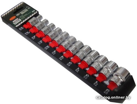 

Набор торцевых головок RockForce RF-4124Q (12 предметов)