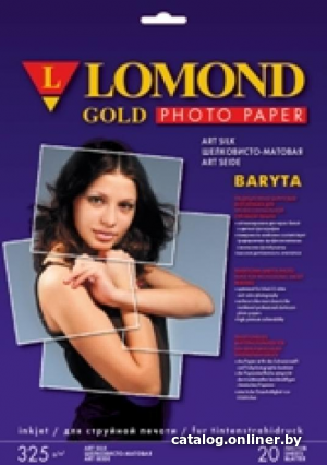 

Фотобумага Lomond атласная баритовая А3+ 325 г/м2 20 л 1100203