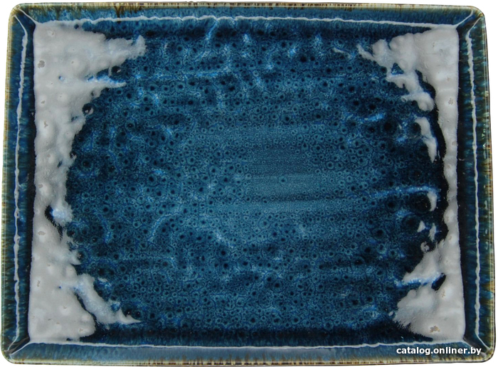 

Тарелка обеденная Kutahya Ocean (35x26 см, синий)