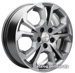 

Литые диски Khomen KHW1711 17x6.5" 5x114.3мм DIA 66.1мм ET 50мм F-Silver-FP
