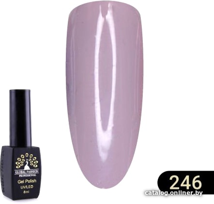 

Гель-лак Global Fashion Black Elite (тон 246) 8 мл