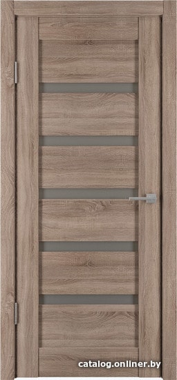 

Межкомнатная дверь IstokDoors Горизонталь-5 ДЧ 60x200 (спил седой/стекло бронза)
