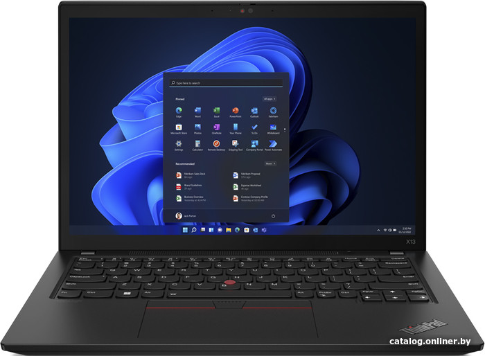 

Ноутбук Lenovo ThinkPad X13 Gen 3 21BQS6QC00