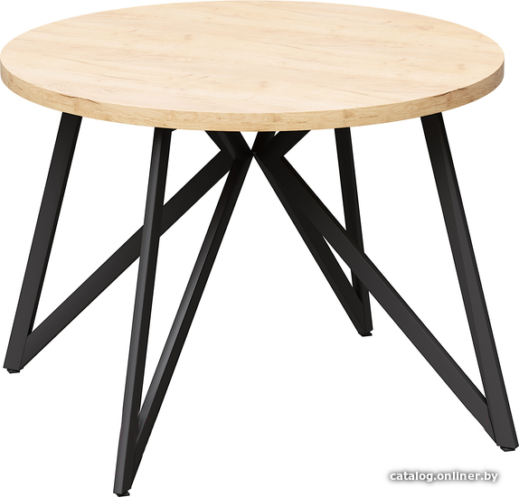 

Кухонный стол Millwood Женева Л D100x75 (36 мм, дуб золотой Craft/черный)
