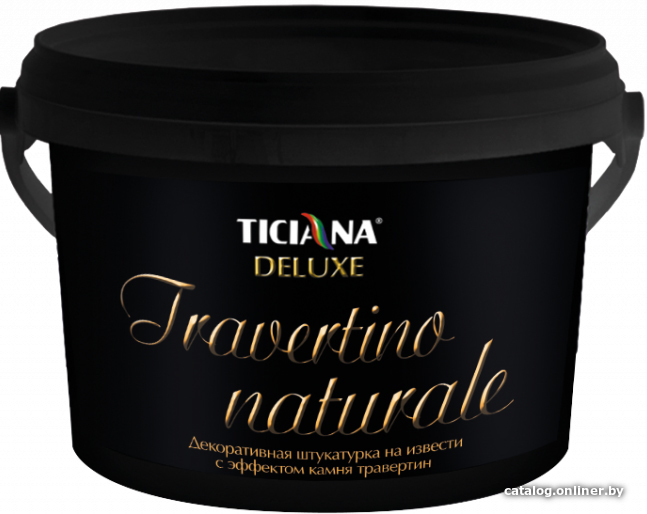 

Декоративная штукатурка Ticiana Deluxe Travertino Naturale на извести (900 мл)