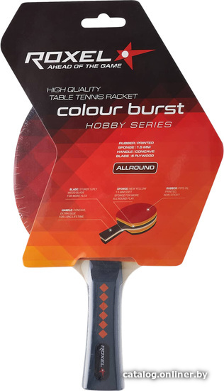 

Ракетка для настольного тенниса Roxel Hobby Colour Burst