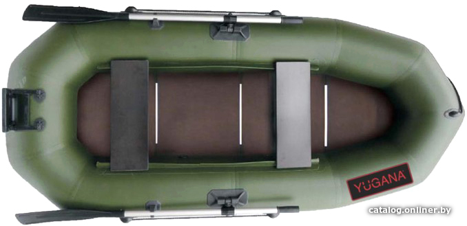 

Моторно-гребная лодка Yugana R-260 СТР (оливковый)