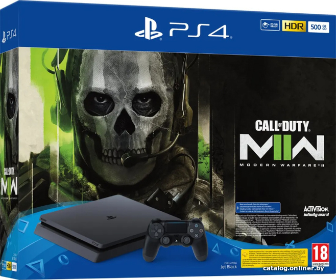 

Игровая приставка Sony PlayStation 4 Slim 500GB + Call of Duty Modern Warfare II