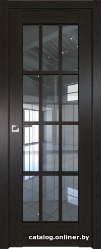

Межкомнатная дверь ProfilDoors 102X 80x200 (пекан темный/стекло прозрачное)