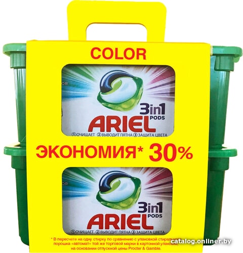 

Капсулы для стирки Ariel Все в 1 Pods Color (30+30 шт)