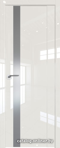 

Межкомнатная дверь ProfilDoors 62L 60x200 (магнолия люкс, стекло lacobel серебряный лак)