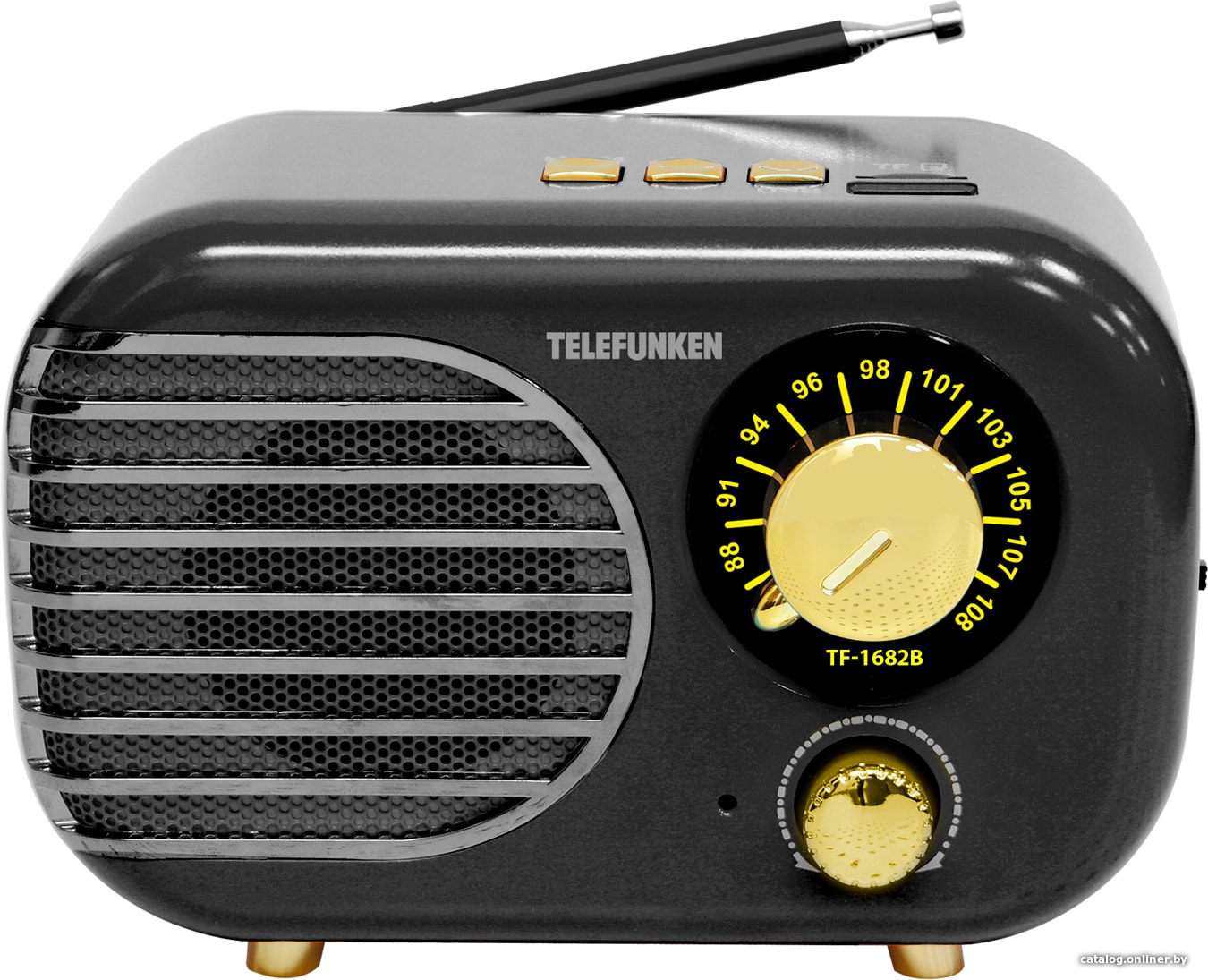 

Радиоприемник TELEFUNKEN TF-1682B (черный/золотистый)