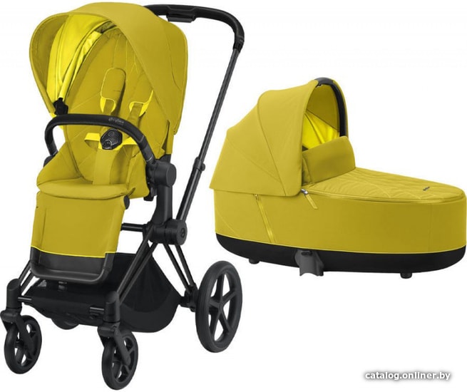 

Универсальная коляска Cybex Priam 2020 (mustard yellow, рама черная матовая)