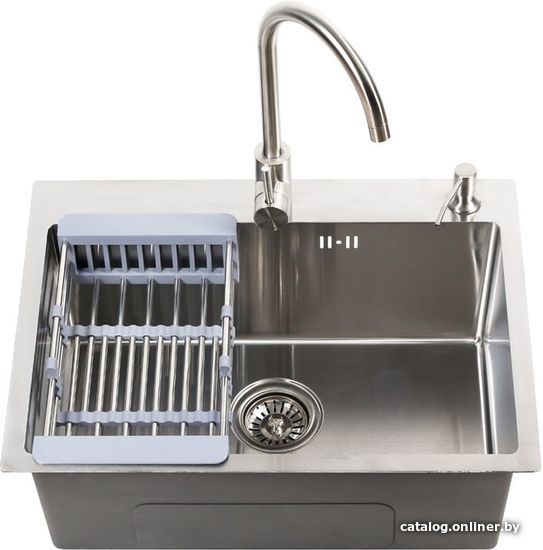 

Кухонная мойка Melana Profline D6045H+4 (сатин, глубина чаши 20 см, сталь 3 мм)