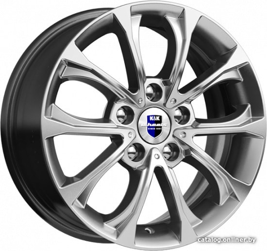 

Литые диски K&K Urals 15x6.5" 5x100мм DIA 67.1мм ET 43мм Дарк платинум