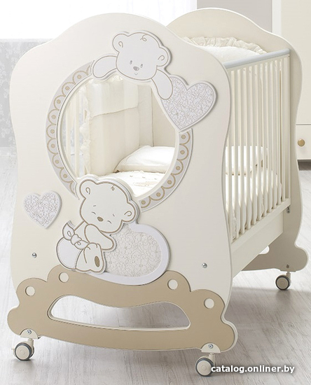 

Классическая детская кроватка Italbaby Jolie Oblo 070.0850-6 (кремовый)