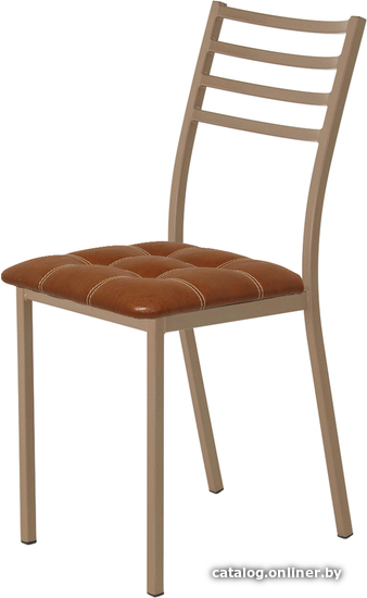 

Стул AMC Comfort 4.84 (кожзам, терракот/медный)