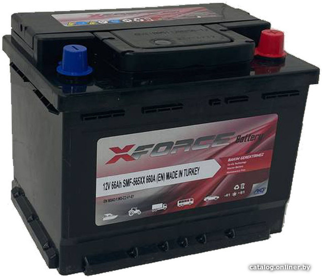 

Автомобильный аккумулятор XFORCE 66 R+ (66 А·ч)