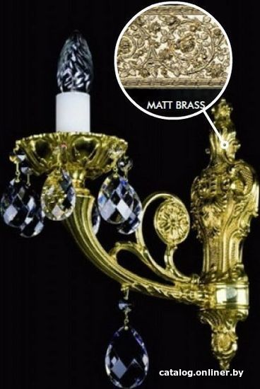 

Бра ArtGlass Livia I. Matt Brass