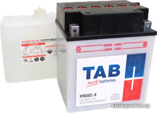 

Мотоциклетный аккумулятор TAB YB30CL-B (30 А·ч)