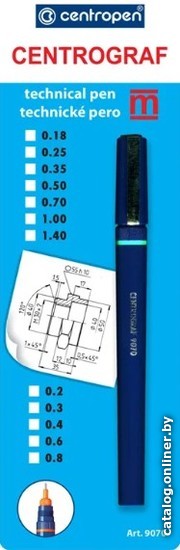 

Рапидограф Centropen 8 9070 9614 (1.40 мм)