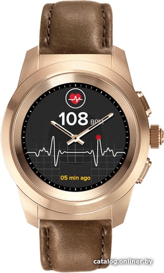 

Умные часы MyKronoz ZeTime Premium Petite (золотистый/коричневый)