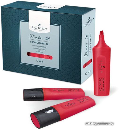 

Текстовыделитель Lorex Note It LXTMNI-R (красный)