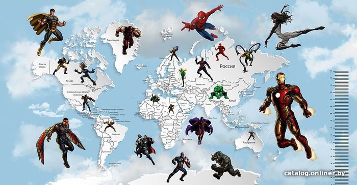 

Виниловые обои Citydecor Superhero 6 500x270
