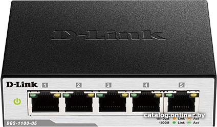 

Настраиваемый коммутатор D-Link DGS-1100-05/B1A