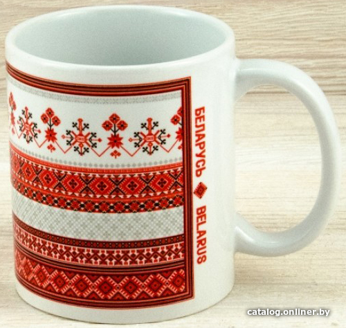 

Кружка Etno Белорусский орнамент. Беларусь 50.002 (белый)