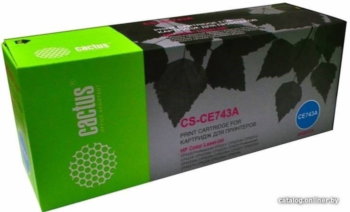 

Картридж CACTUS CS-CE743AV (аналог HP 307A (CE743AV))