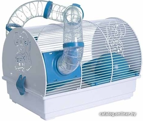 

Клетка Voltrega Jaula Hamster Ruso 112 (белый/голубой)