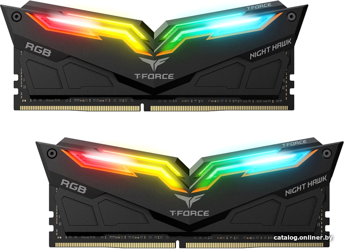 

Оперативная память Team Night Hawk RGB Gen2 2x16ГБ DDR4 3200 МГц TF14D432G3200HC16CDC01