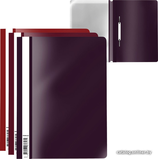 

Набор скоросшивателей Erich Krause Matt Blackberry Marsala ассорти 55157 (3 шт)